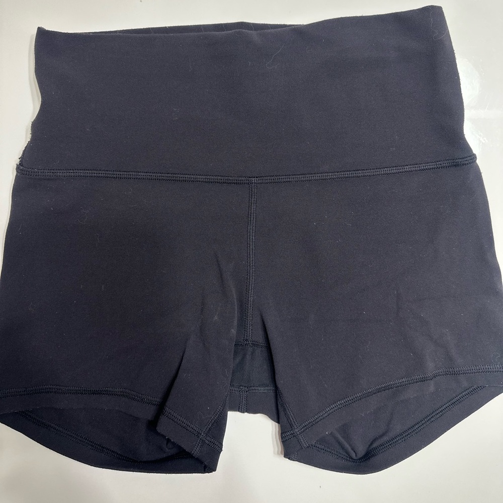 lululemon athletica Women's Black Athletic Shorts - Picture 2 of 5